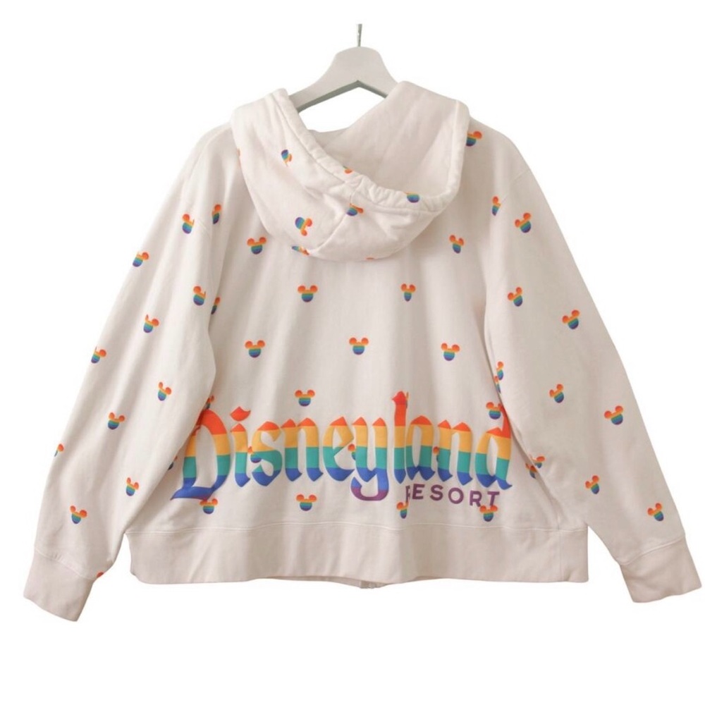 Rare 2020 Disneyland Pride Collection Zip Up Hoodie